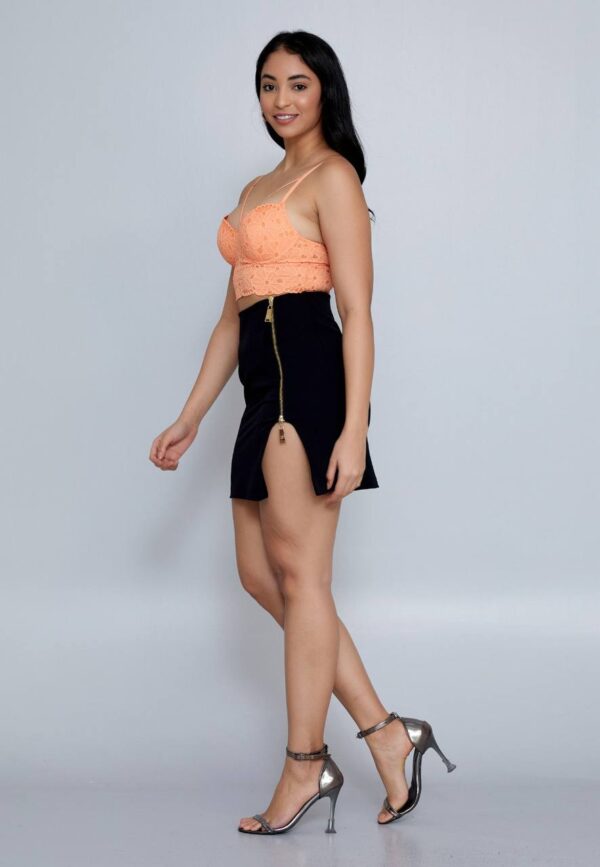 Mini Solid Color Regular Skirt - Image 15