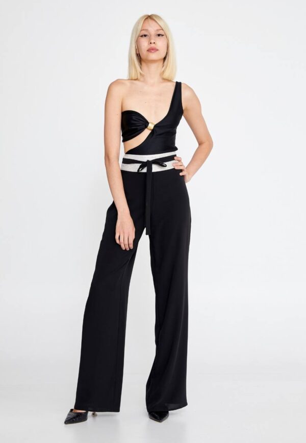 Silk Black Pants