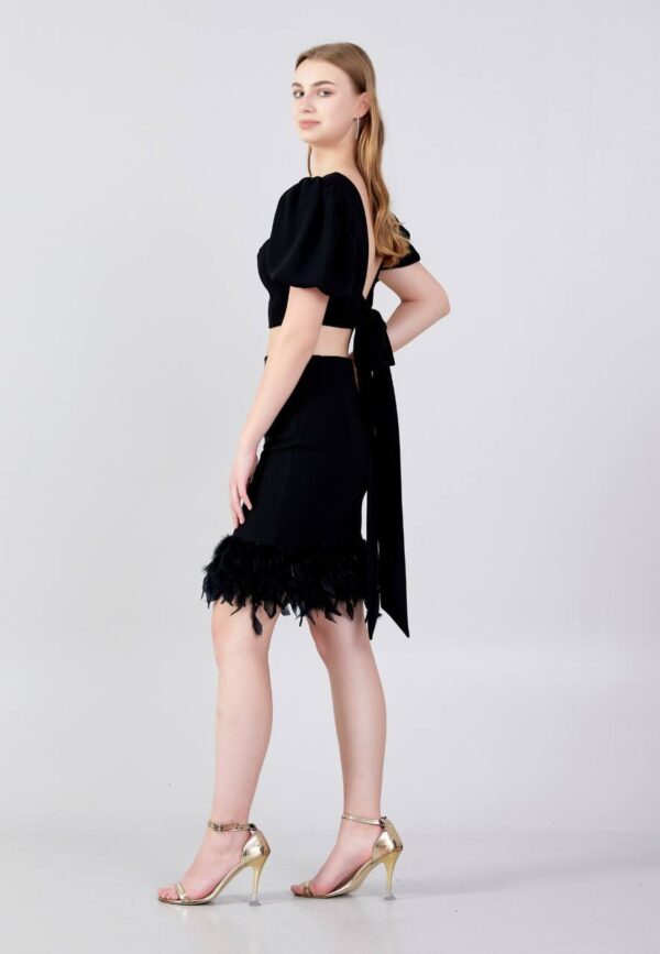 Short Sleeve Midi Cocktail Dress - Image 7