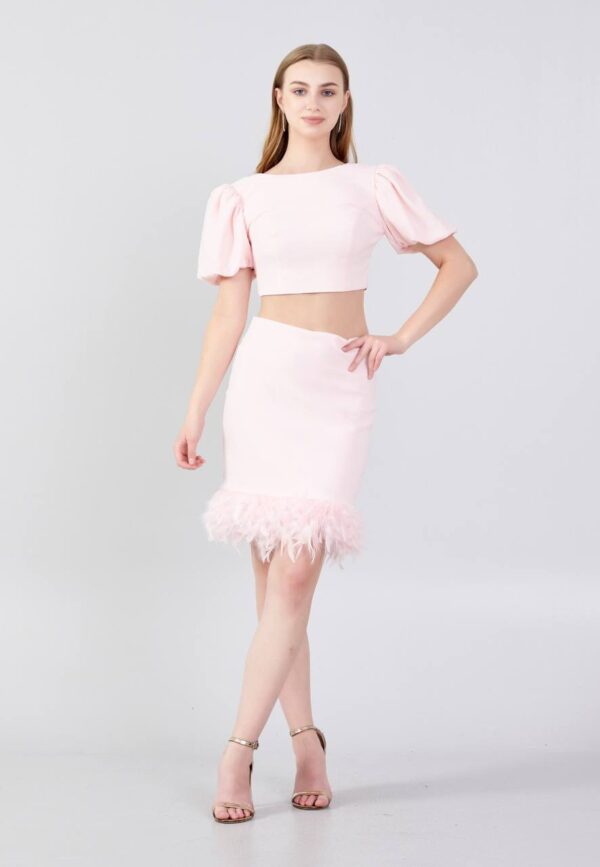 Short Sleeve Midi Cocktail Dress - Image 2