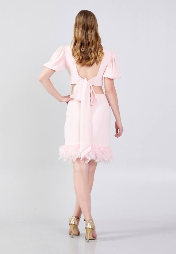 Short Sleeve Midi Cocktail Dress - Image 3