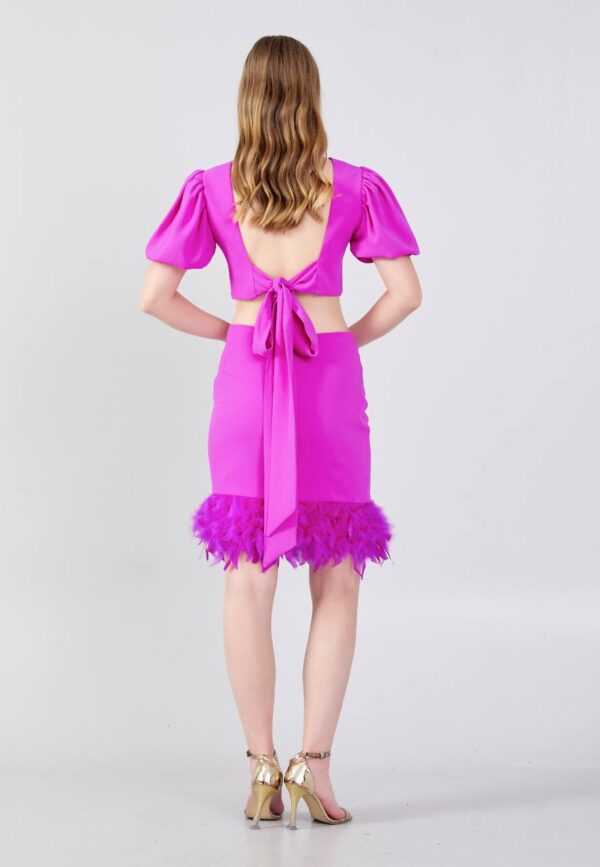 Short Sleeve Midi Cocktail Dress - Image 9