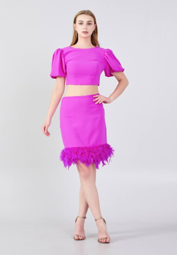 Short Sleeve Midi Cocktail Dress - Image 8