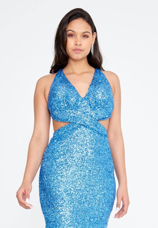 Sleeveless Midi Sequin Bodycon Wedding Guest - Image 9
