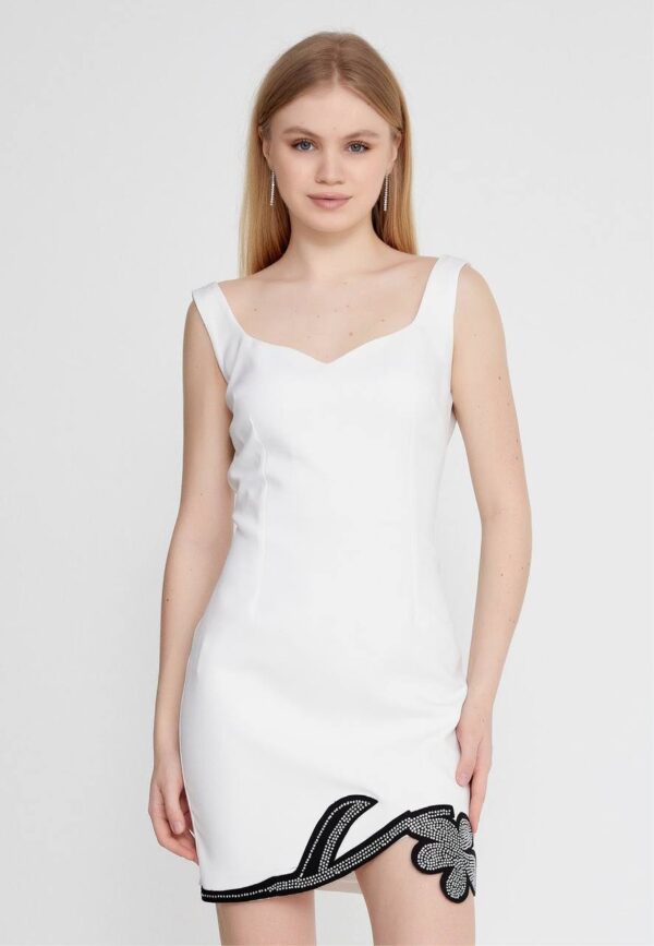 Sleeveless Mini Evening Dress