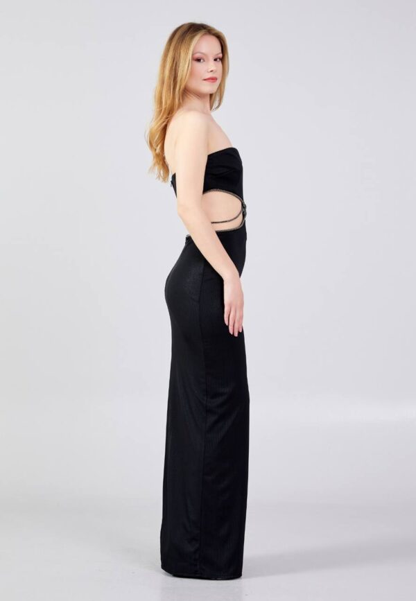 Strapless Maxi Regular Fuchsia Wedding Guest Dress - Image 7