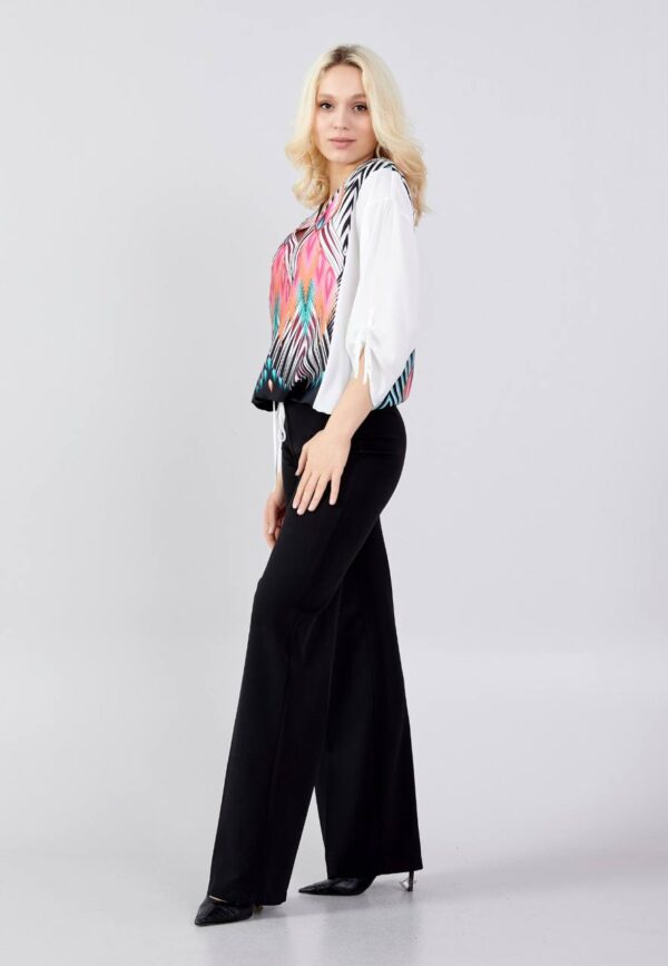 Mid-Length Patterned Blouse - Image 7