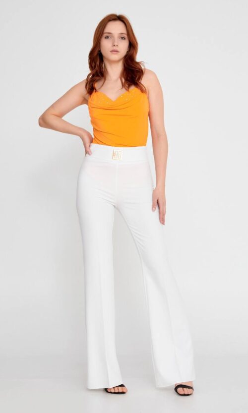 Sleeveless Solid Bodysuit Blouse