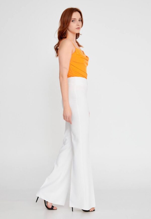 Sleeveless Solid Bodysuit Blouse - Image 3