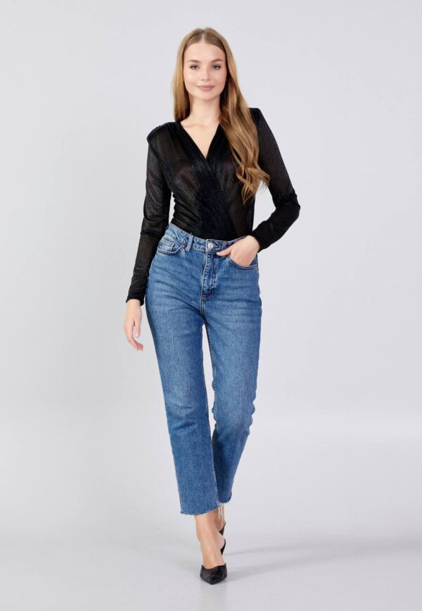 Long Sleeve Solid Bodysuit - Image 4
